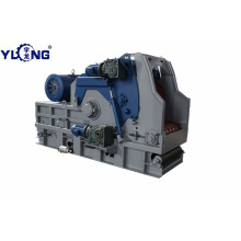 Yulong T-Rex65120A wood chipper with conveyor belt